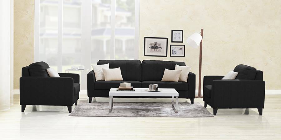 Franco Sofa (Licorice Italian Leather)
